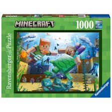 Ravensburger 1000 Pc Minecraft Mosaic
