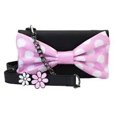 Loungefly Disney Minnie Floral Dot Clutch Crossbody