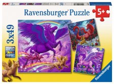 Ravensburger 3x49pc Mythical Majesty