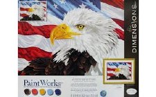 Dimensions Paint By Number Bald Eagle 20x14