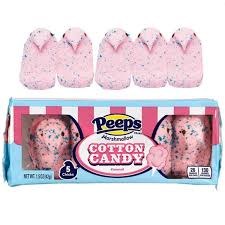 Peeps Chicks Cotton Candy 5pk