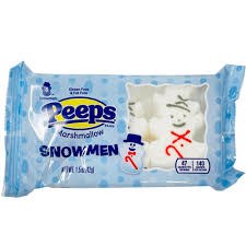 Peeps Snowmen
