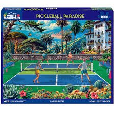 White Mountain 1000pc Pickleball Paradise