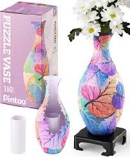 Pintoo Puzzle Vase Colorful Leaves