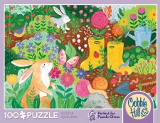 Cobble Hill 100pc Puzzle Chess Rabbit Garden