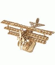 Rolife 3d Wooden Puzzle Airplane