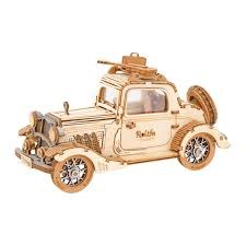Rolife 3d Wooden Puzzle Vintage Car