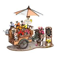 Rolife 3d Puzzle Blossom Cart