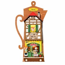 Rolife Diy Miniature Wall Hanging Lazy Coffee House