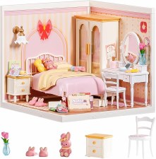Rolife Super Creator Lovely Pink Bedroom