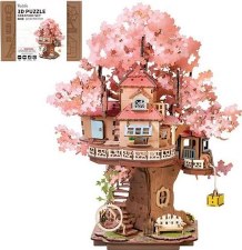 Rolife 3d Puzzle Creation Sakura Tree House