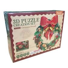 Rolife 3d Puzzle Creation Set Christmas Wreath