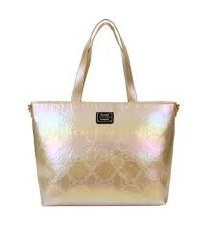 Loungefly Sanrio 50th Ann Gold Tote Bag