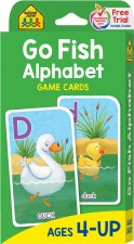 School Zone Go Fish Alphabet Card Game