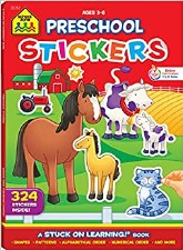 School Zone Preschool Stickers School Zone Preschool Stickers
