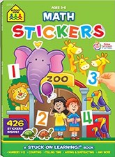 School Zone Math Sticker Book