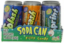 Soda Pop Fizzy Candy 6pk