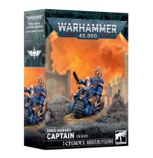 Warhammer 40k Space Marines Captain On Bike 48-113