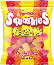 Squashies Double Dip Orange And Cherry Peg Bag