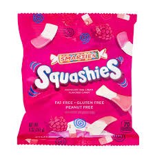 Squashies Smarties Raspberry & Cream Peg Bag