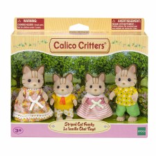 Calico Critters Striped Cat Family