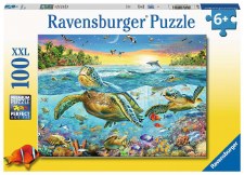 Ravensburger 100pc Xxl Swim With Sea Turtles