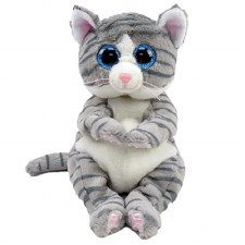 Ty Beanie Bellies Mitzi Grey Tabby Cat Small