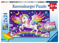 Ravensburger 2x24pc Unicorn & Pegasus