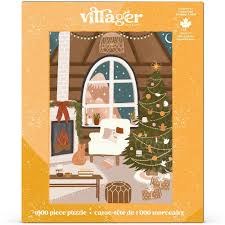 Villager 1000 Piece Fireside Christmas
