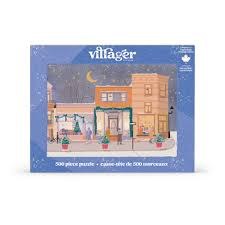 Villager 500 Piece Holiday Streets