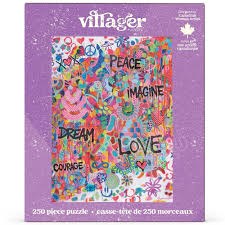 Villager 250 Piece Pink Graffiti
