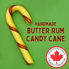 Volios Handmade Candy Cane Butter Rum
