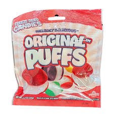 Weirdly Delicious Puffs Freeze Dried Candy Original