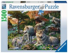 Ravensburger 1500 Pc Wolves In Spring