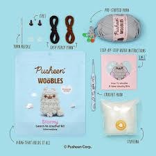 The Woobles Learn To Crochet Pusheen