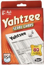 Yahtzee Score Pads 80 Count