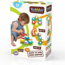Yookidoo Shape N Spin Gear Sorter