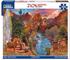 White Mountain 1000pc Zion National Park