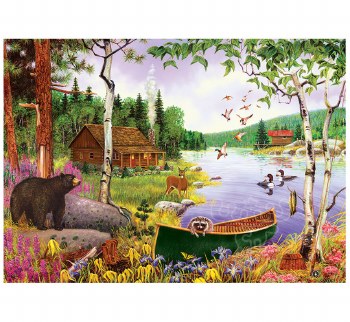 Cobble Hill 35pc Tray Bear Lake