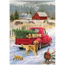 Cobble Hill 35pc Tray Red Truck Farm