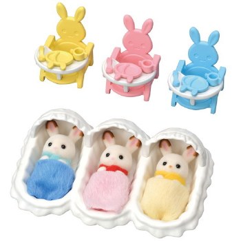 Calico Critters Triplet Care Set