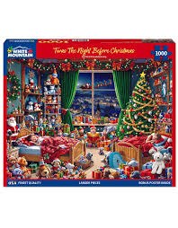 White Mountain 1000pc Twas The Night Before Christmas