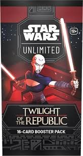 Star Wars Unlimited Twilight Of The Republic Booster