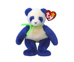 Ty Beanie Babies Domino Panda Bear