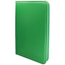 Ultrapro Vivid 9 Pocket Zippered Binder Green