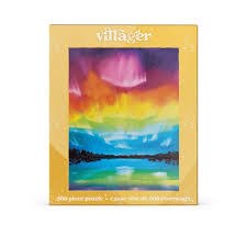 Villager 500 Piece Rainbow Northern Lights