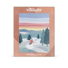 Villager 500 Piece Sunset Ski