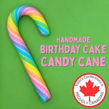 Volios Handmade Candy Cane Birthday Cake
