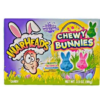 Warheads Easter Edition Chewy Bunnies 3.5oz