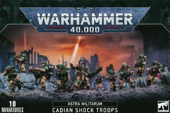 Warhammer 40k Astra Militarum Cadian Shock Troops 47-33